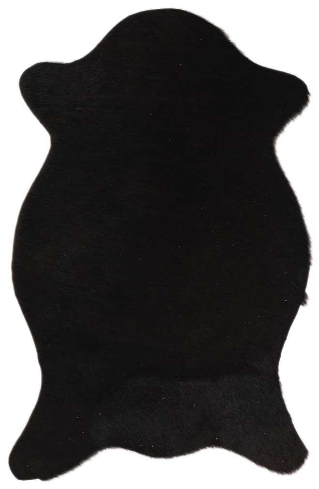 1' 8 x 2' 6 Cowhide Leather Rug