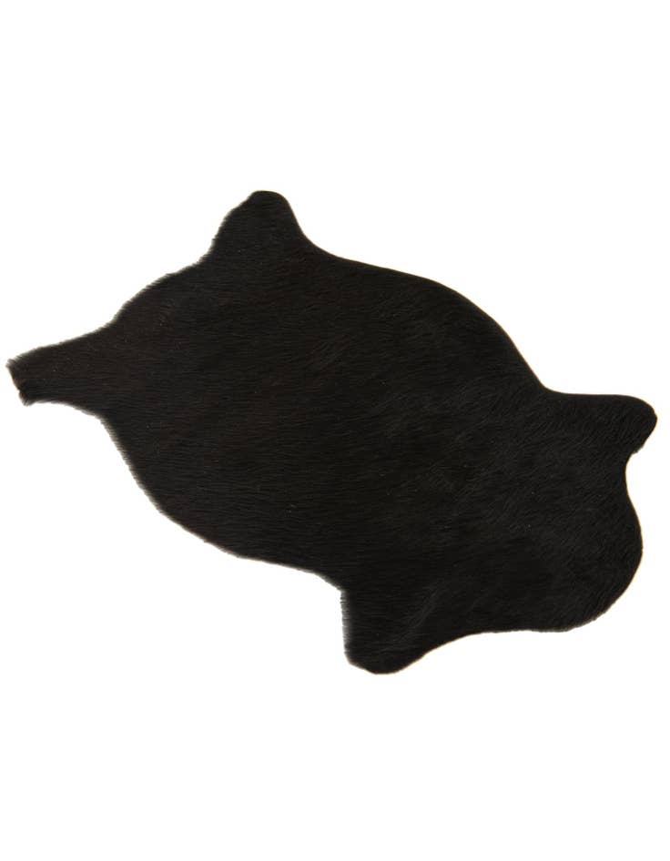 Detail image of 1' 8 x 2' 6 Cowhide Leather Rug