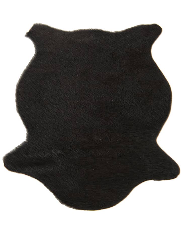 Detail image of 1' 8 x 2' 6 Cowhide Leather Rug