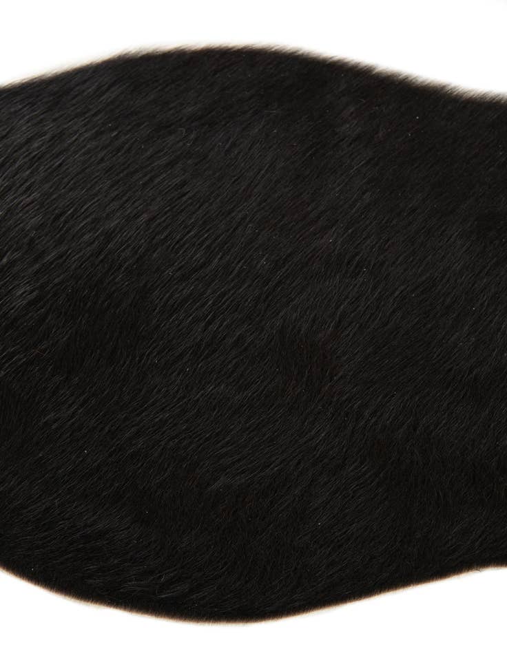 Detail image of 1' 8 x 2' 6 Cowhide Leather Rug