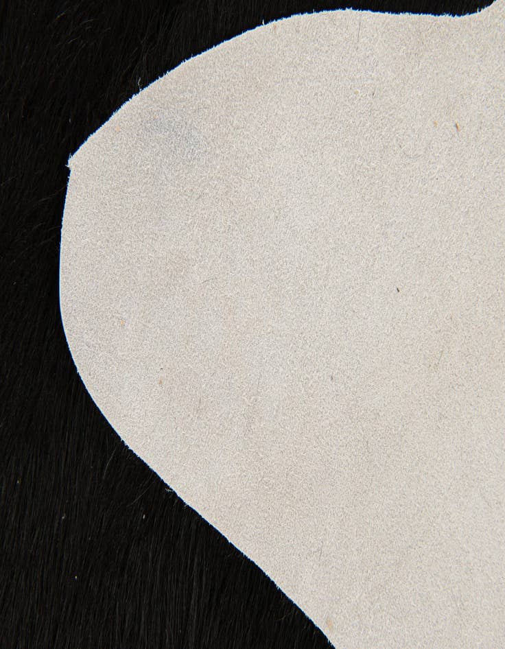 Detail image of 1' 8 x 2' 6 Cowhide Leather Rug