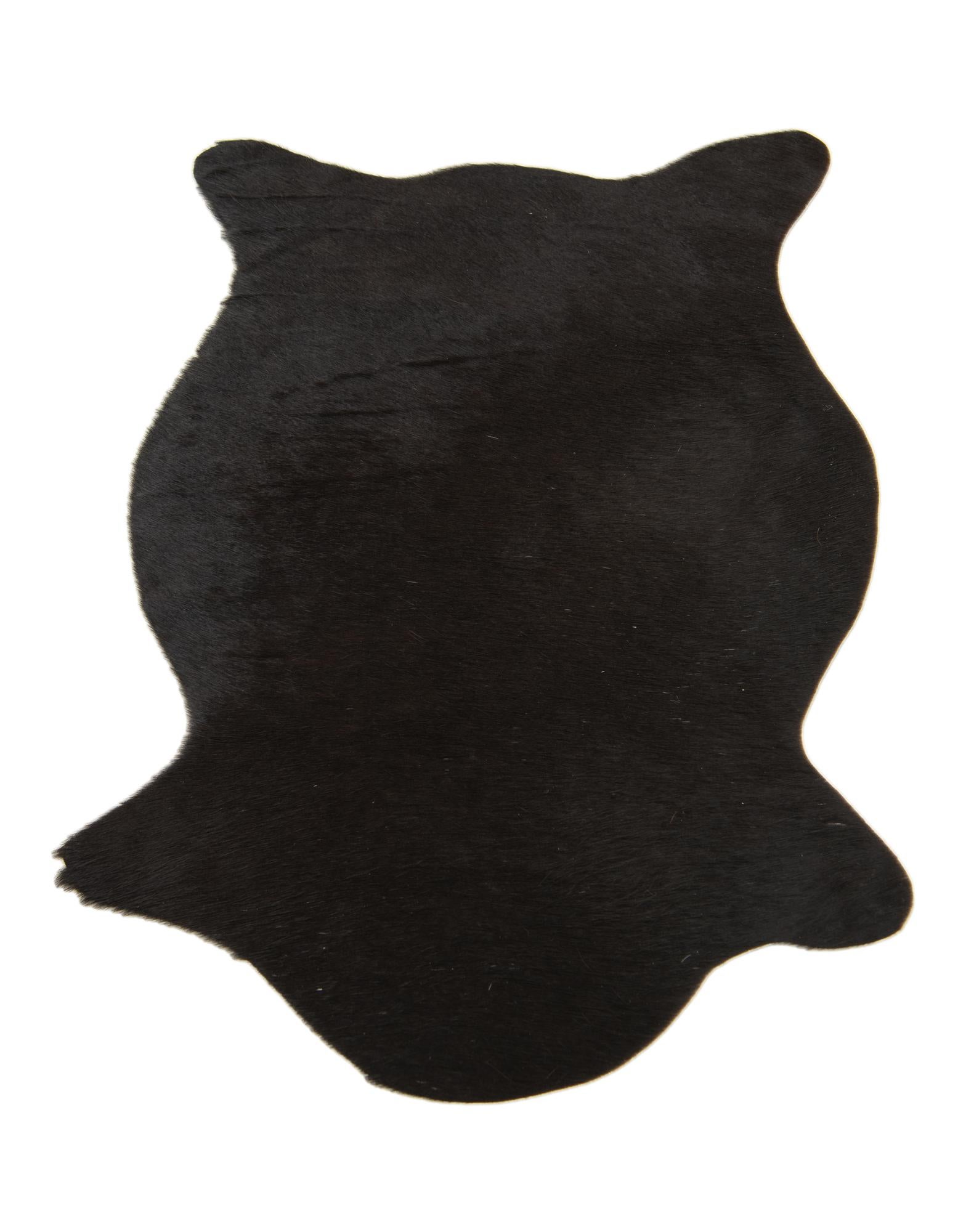 1' 8 x 2' 6 Cowhide Leather Rug