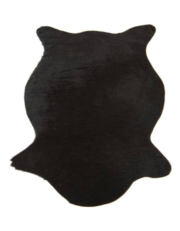 Detail image of 1' 8 x 2' 6 Cowhide Leather Rug