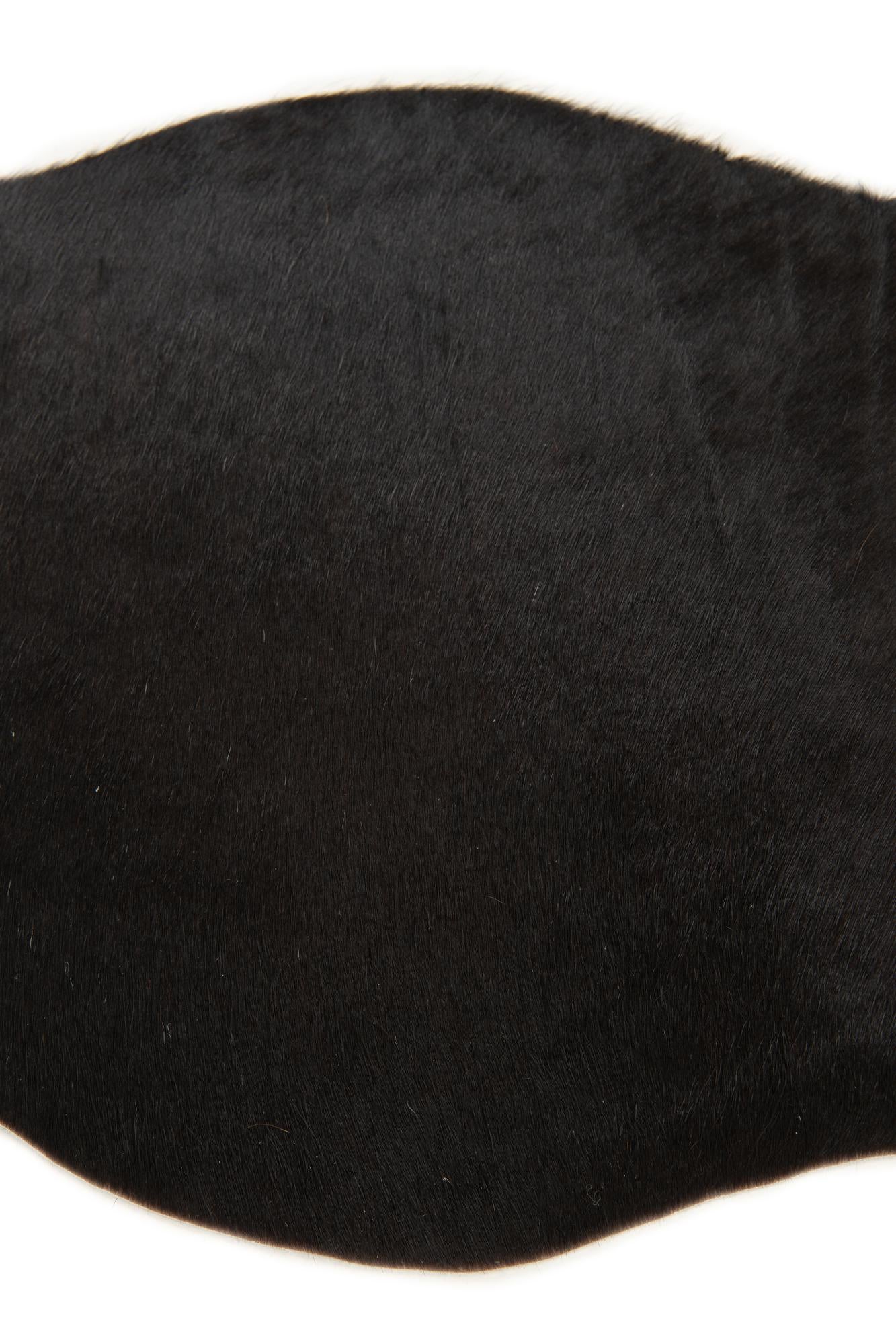 1' 8 x 2' 6 Cowhide Leather Rug