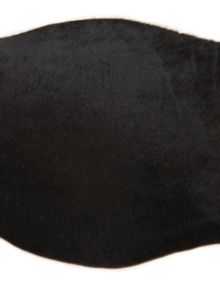 Detail image of 1' 8 x 2' 6 Cowhide Leather Rug