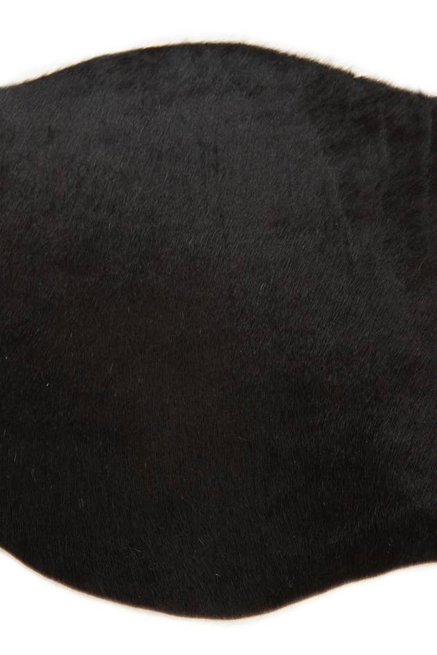 Detail image of 1' 8 x 2' 6 Cowhide Leather Rug