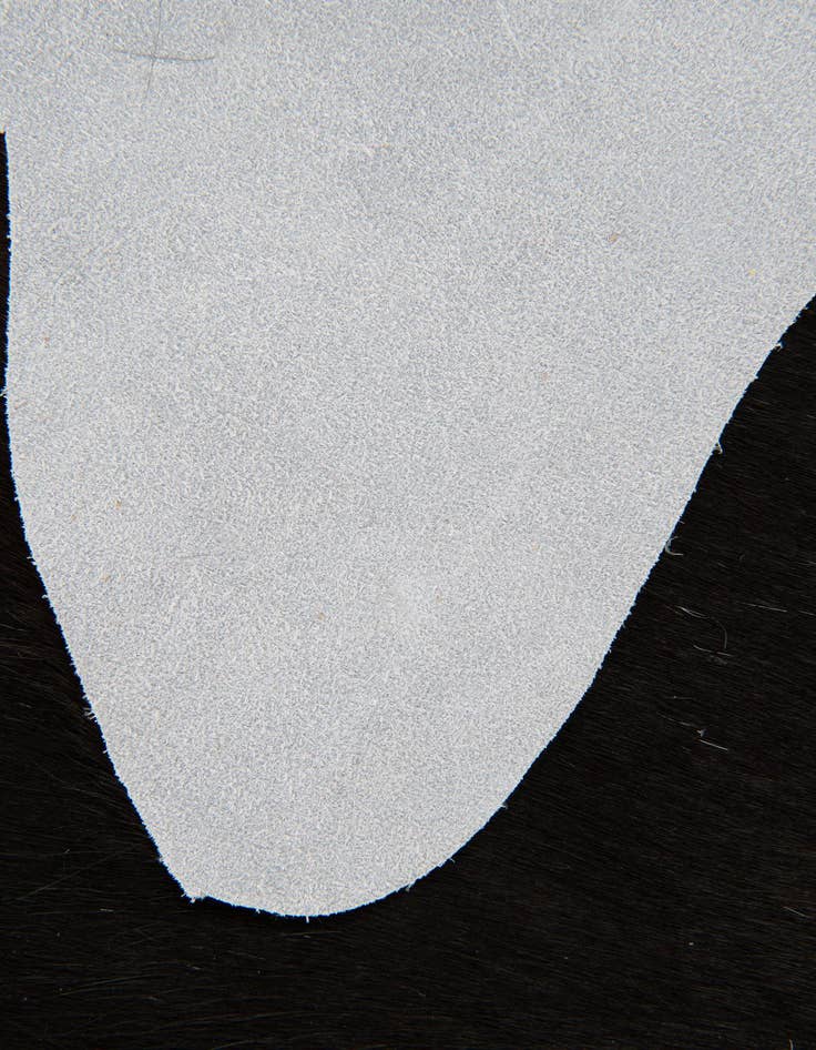 Detail image of 1' 8 x 2' 6 Cowhide Leather Rug