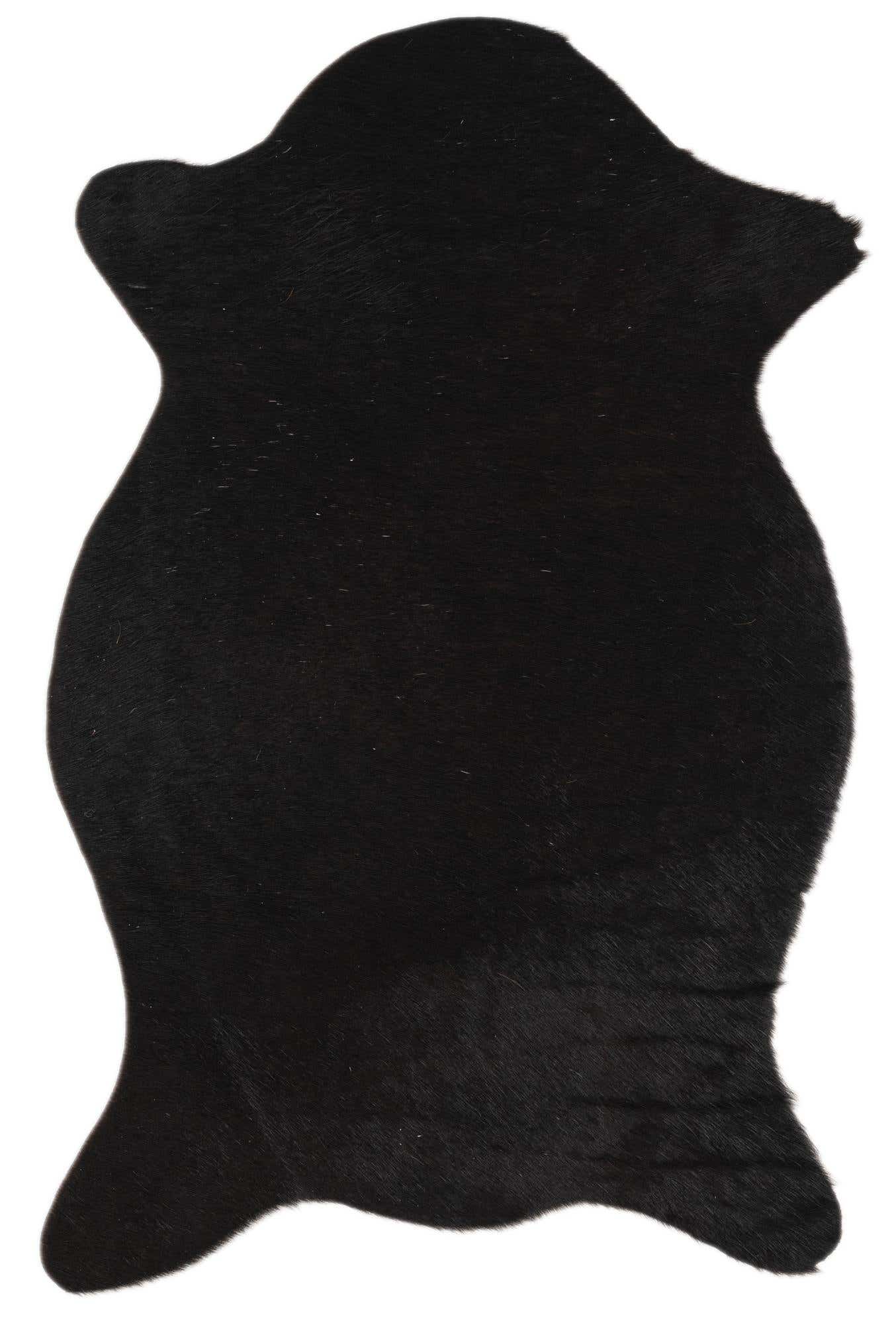 1' 8 x 2' 6 Cowhide Leather Rug