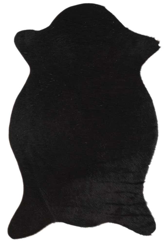 1' 8 x 2' 6 Cowhide Leather Rug