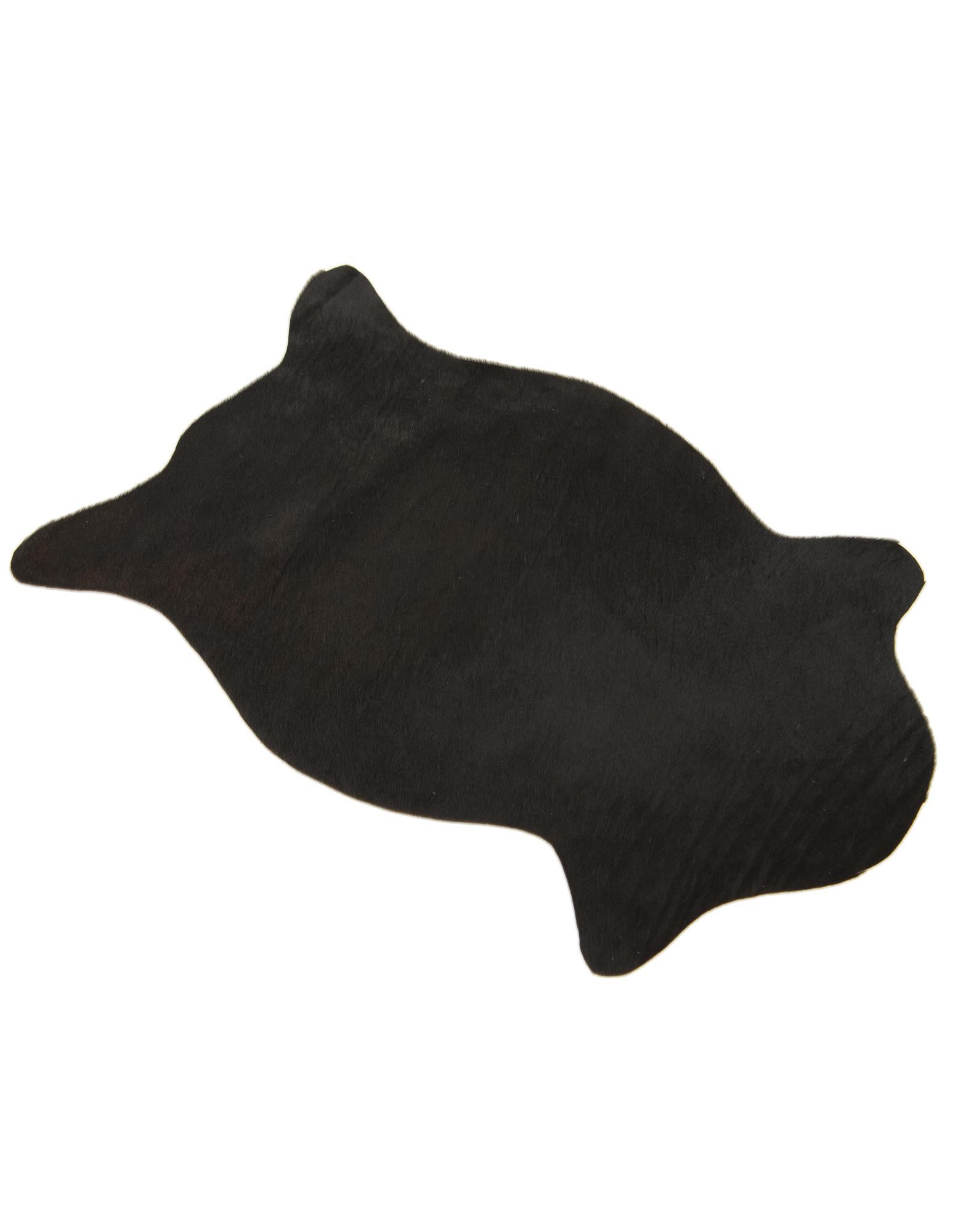1' 8 x 2' 6 Cowhide Leather Rug