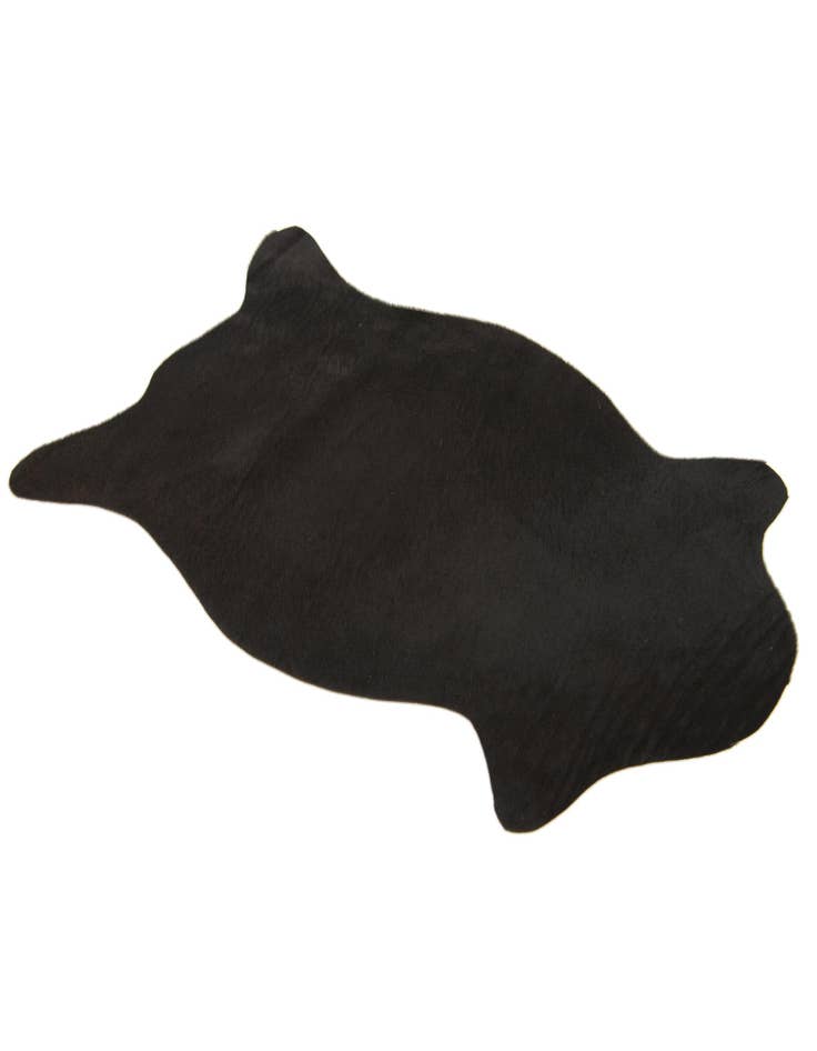 Detail image of 1' 8 x 2' 6 Cowhide Leather Rug