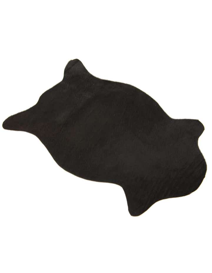 1' 8 x 2' 6 Cowhide Leather Rug