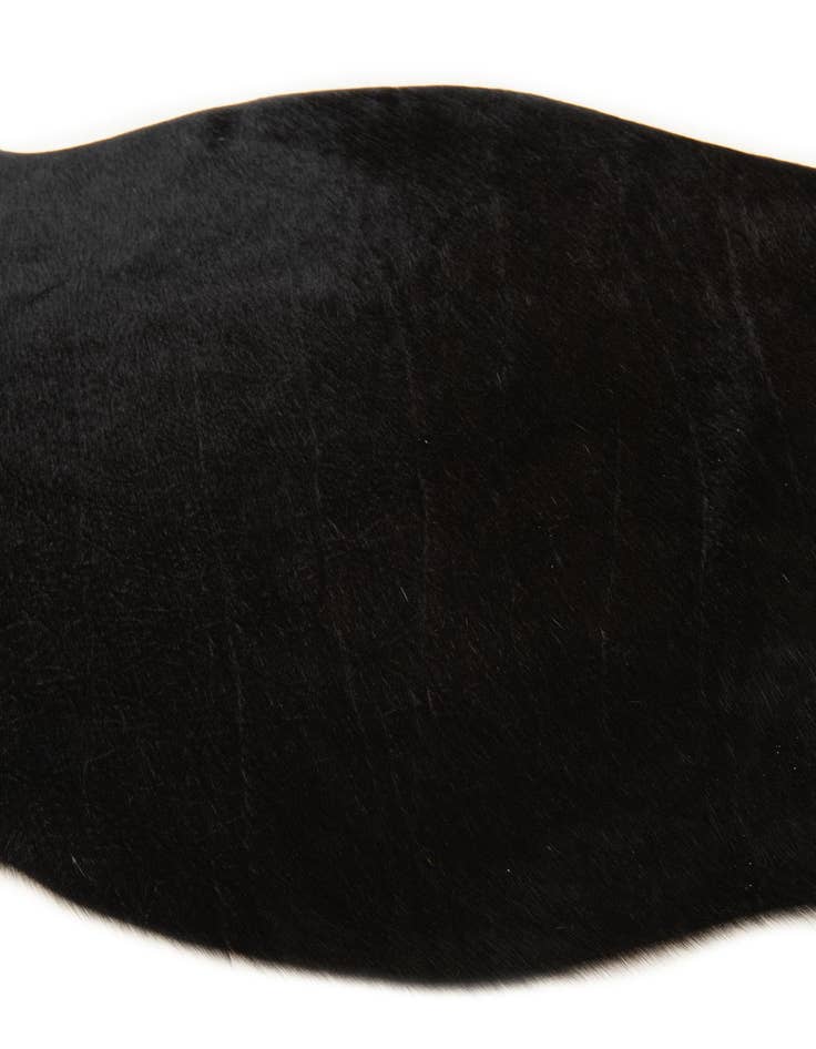 Detail image of 1' 8 x 2' 6 Cowhide Leather Rug