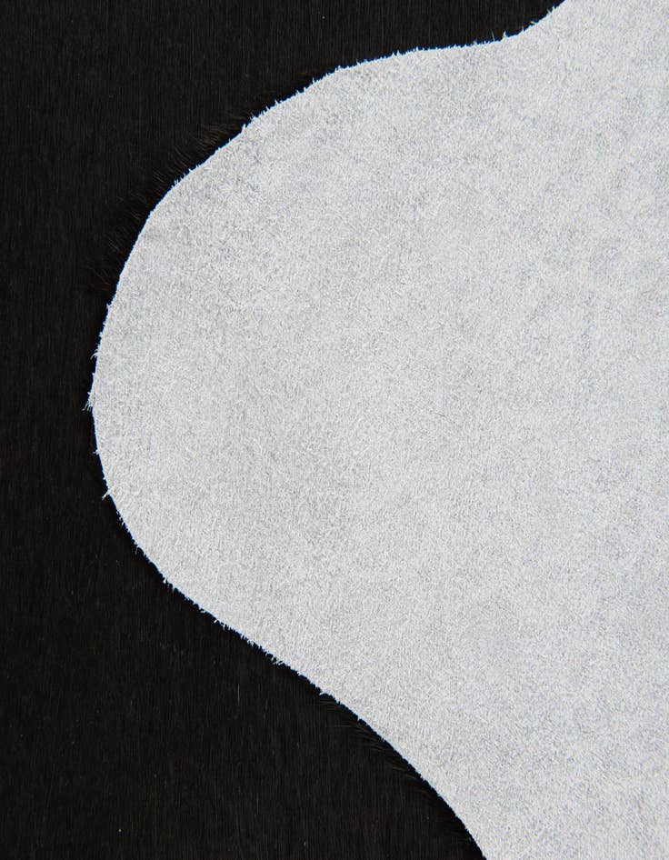 Detail image of 1' 8 x 2' 6 Cowhide Leather Rug