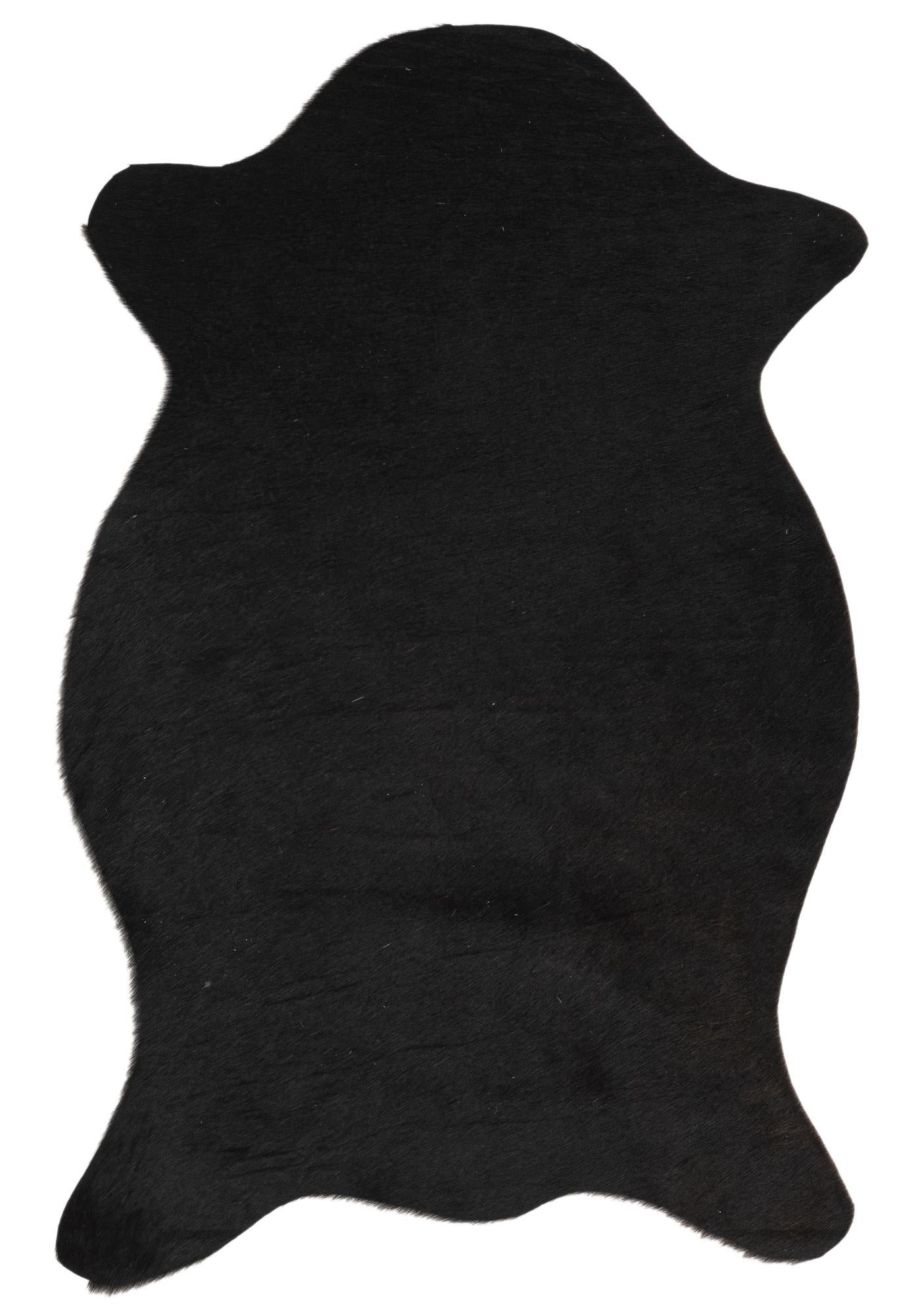 1' 8 x 2' 6 Cowhide Leather Rug