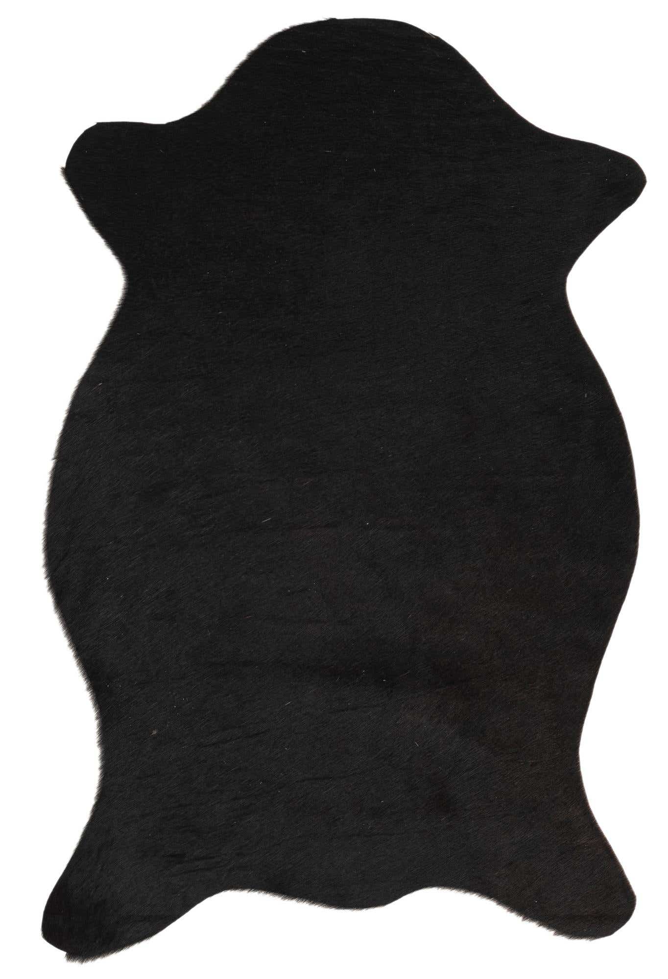 1' 8 x 2' 6 Cowhide Leather Rug