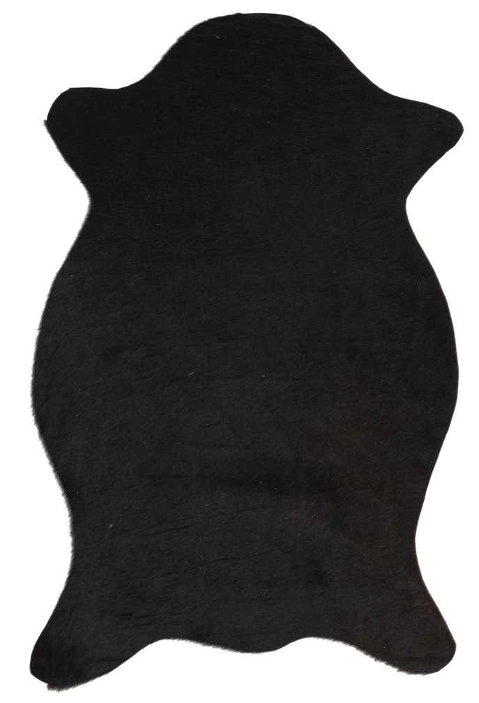 1' 8 x 2' 6 Cowhide Leather Rug