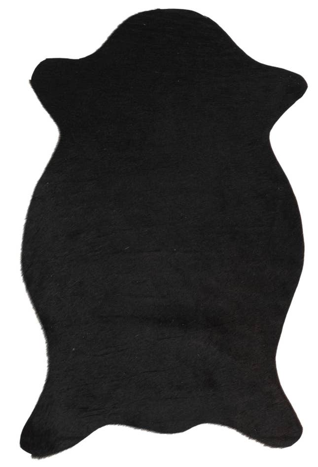 Detail image of 1' 8 x 2' 6 Cowhide Leather Rug