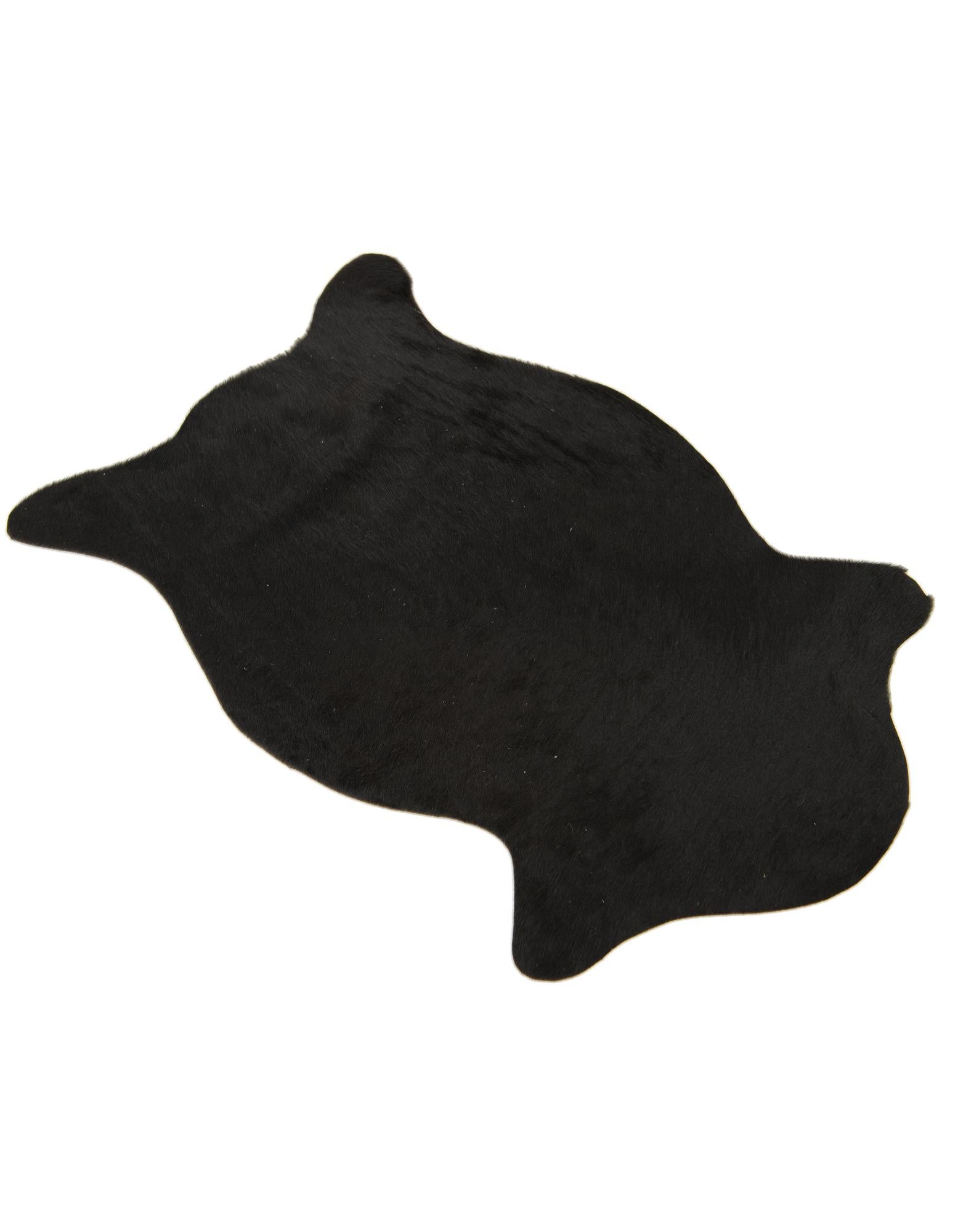 1' 8 x 2' 6 Cowhide Leather Rug