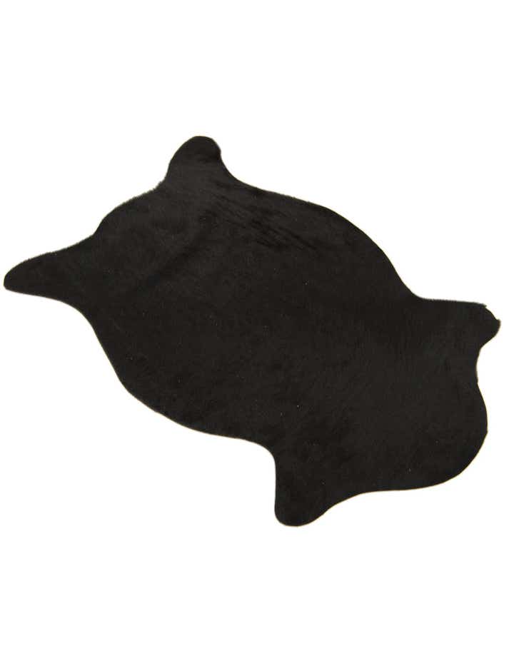 1' 8 x 2' 6 Cowhide Leather Rug