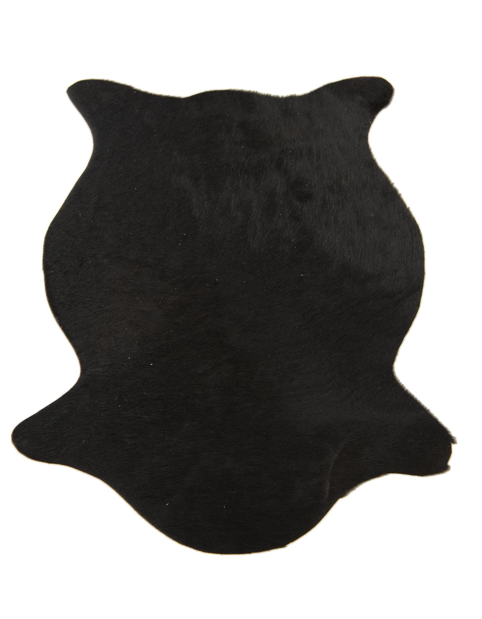 1' 8 x 2' 6 Cowhide Leather Rug