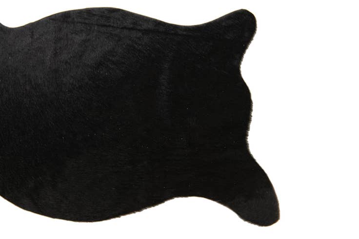 Detail image of 1' 8 x 2' 6 Cowhide Leather Rug