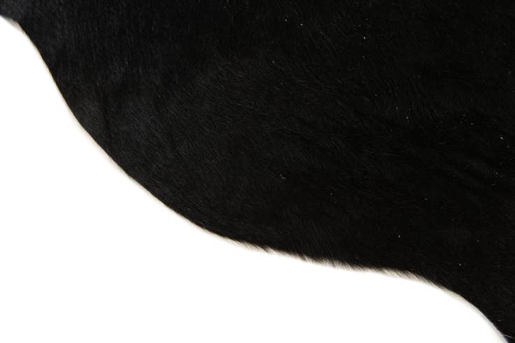 Detail image of 1' 8 x 2' 6 Cowhide Leather Rug