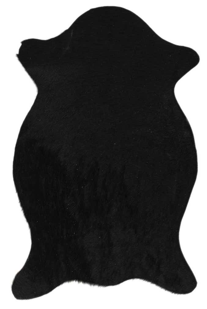 1' 8 x 2' 6 Cowhide Leather Rug
