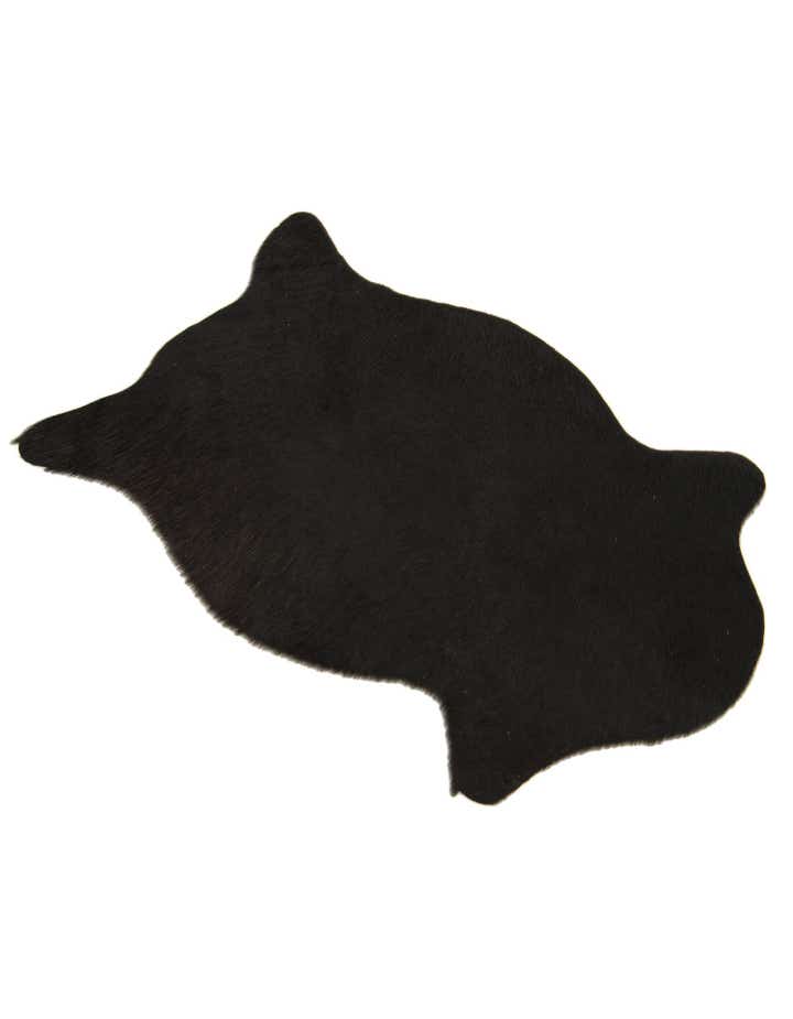 1' 8 x 2' 6 Cowhide Leather Rug