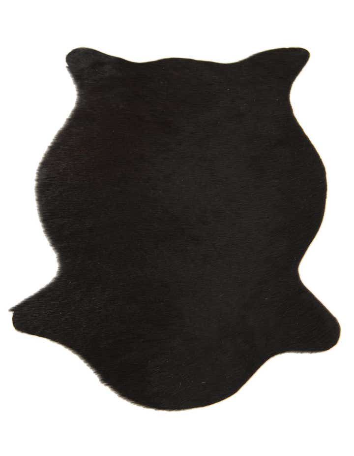 1' 8 x 2' 6 Cowhide Leather Rug