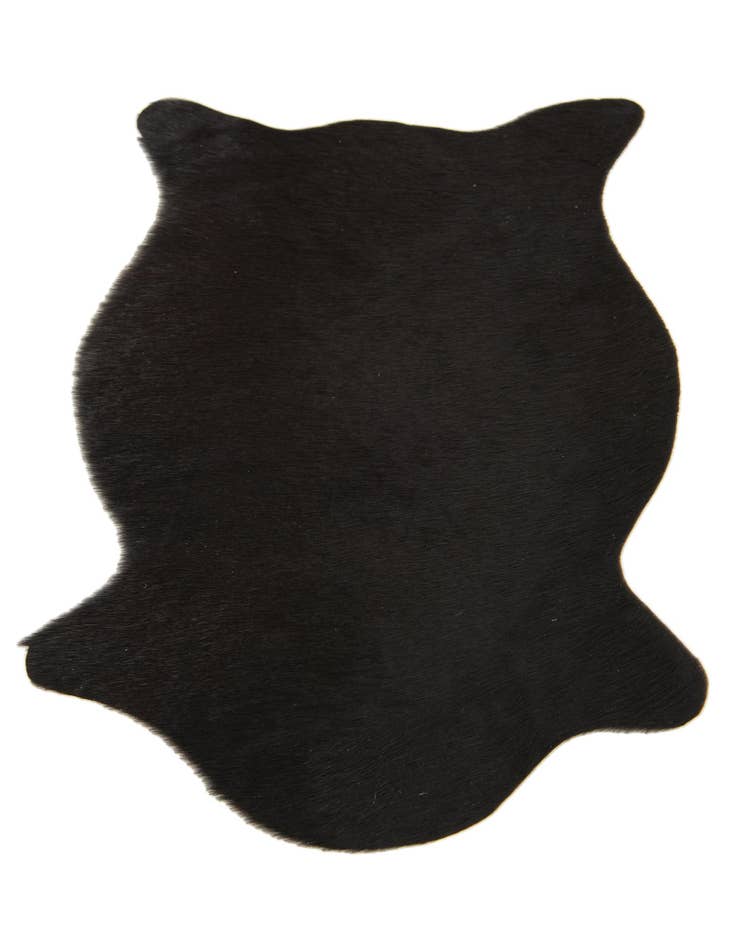 Detail image of 1' 8 x 2' 6 Cowhide Leather Rug