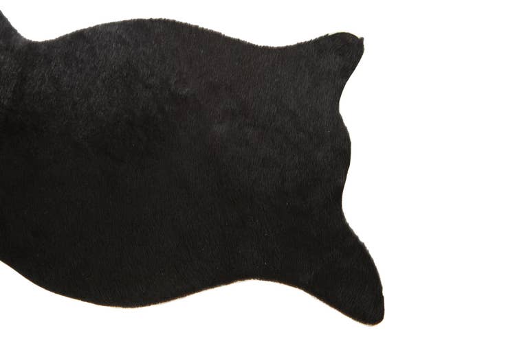 Detail image of 1' 8 x 2' 6 Cowhide Leather Rug