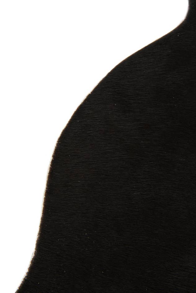 Detail image of 1' 8 x 2' 6 Cowhide Leather Rug