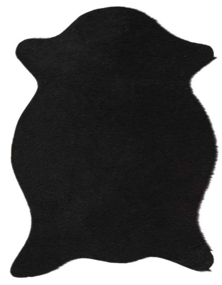 Detail image of 1' 8 x 2' 6 Cowhide Leather Rug