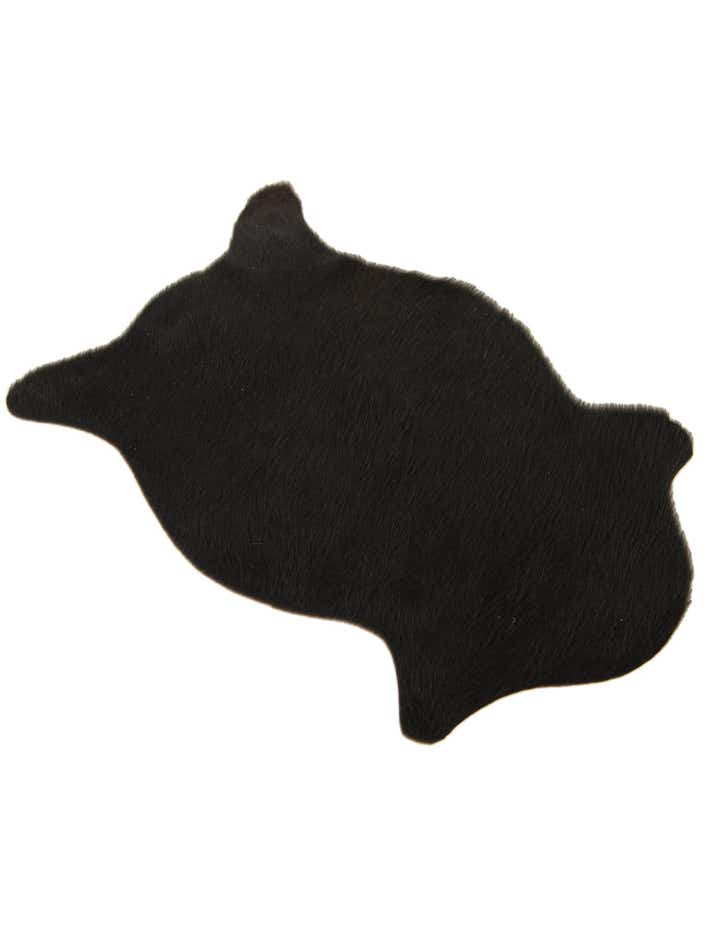 1' 8 x 2' 6 Cowhide Leather Rug