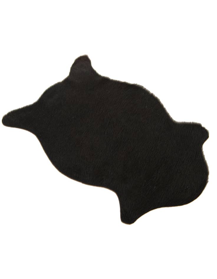 Detail image of 1' 8 x 2' 6 Cowhide Leather Rug