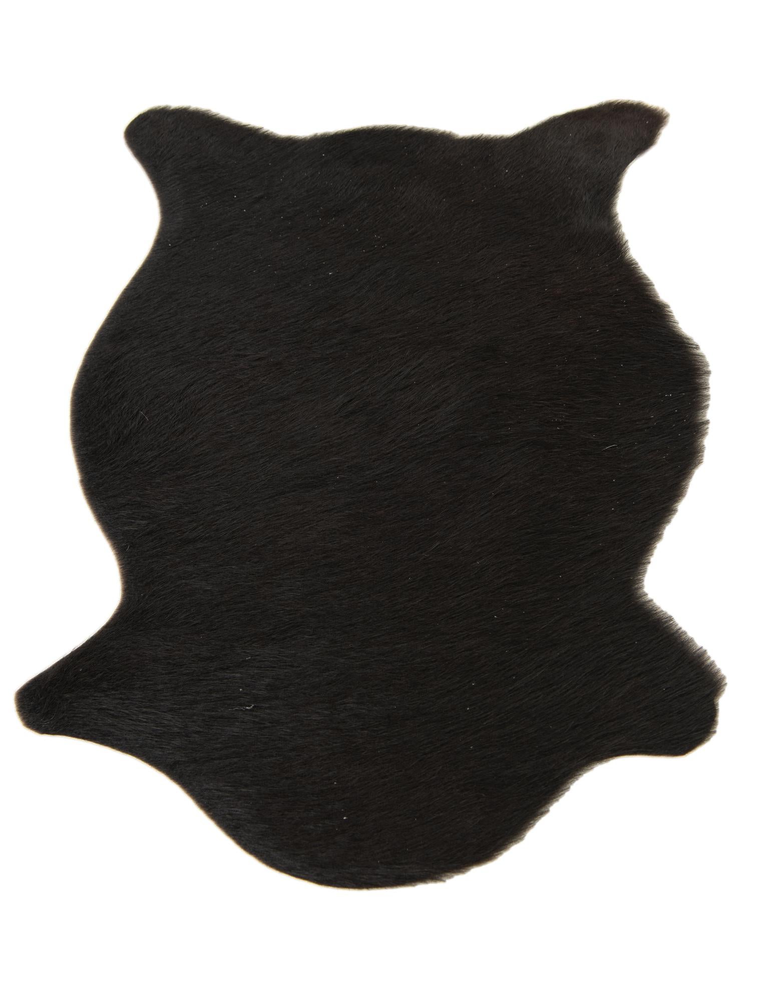 1' 8 x 2' 6 Cowhide Leather Rug