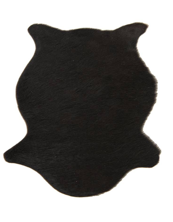 Detail image of 1' 8 x 2' 6 Cowhide Leather Rug