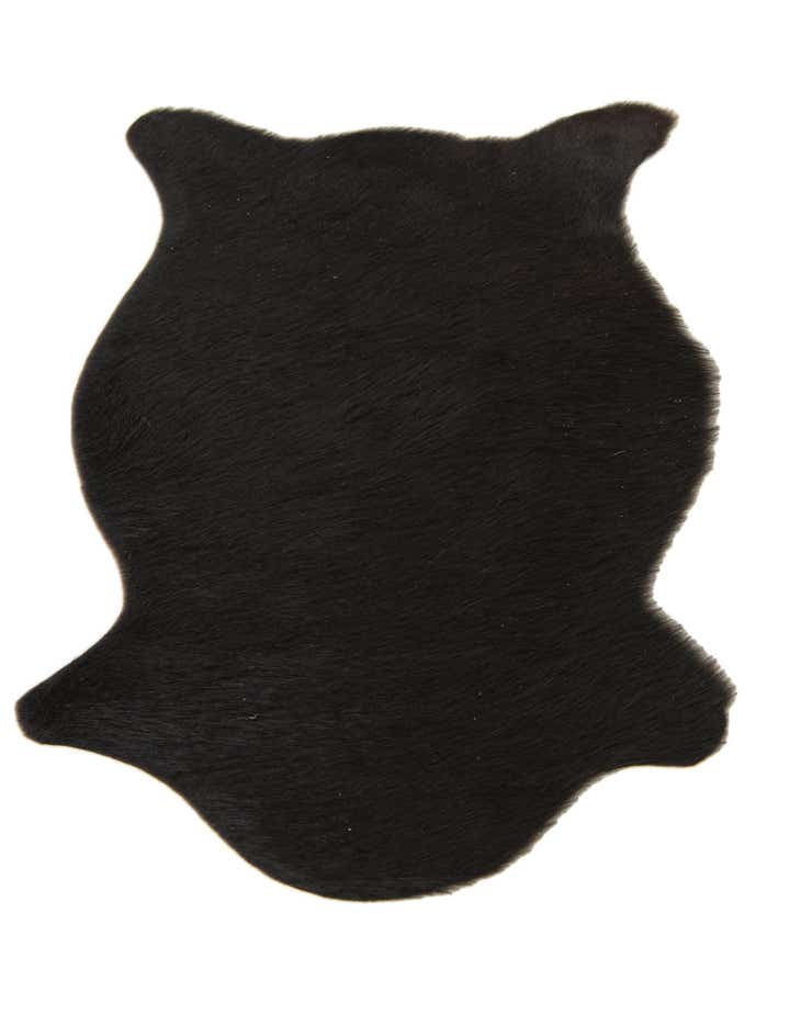 1' 8 x 2' 6 Cowhide Leather Rug