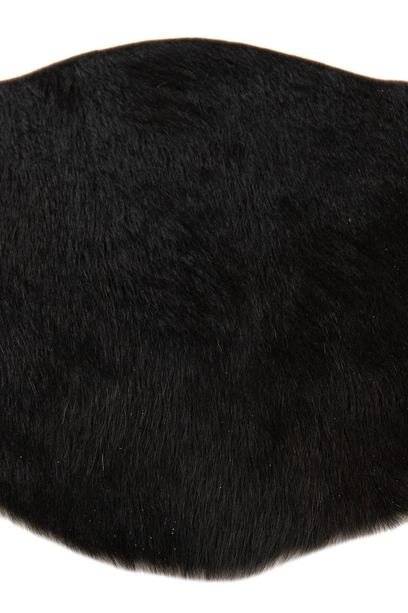 1' 8 x 2' 6 Cowhide Leather Rug