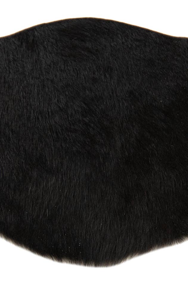 Detail image of 1' 8 x 2' 6 Cowhide Leather Rug