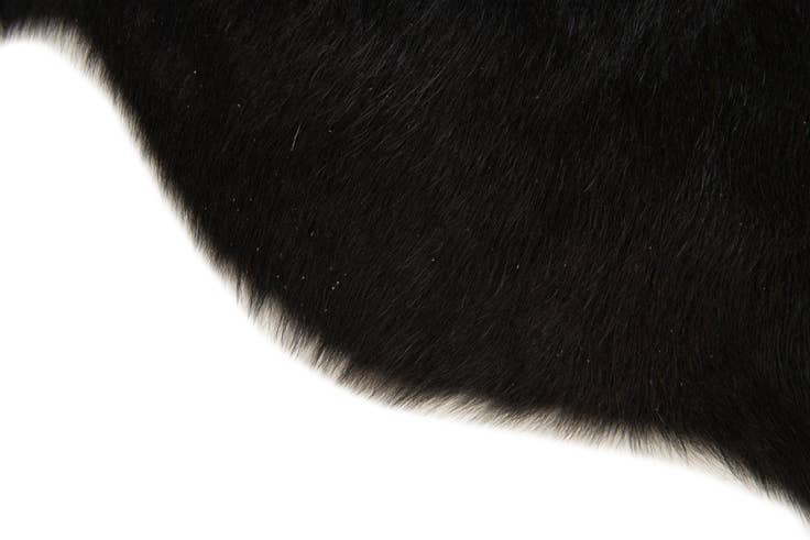 Detail image of 1' 8 x 2' 6 Cowhide Leather Rug