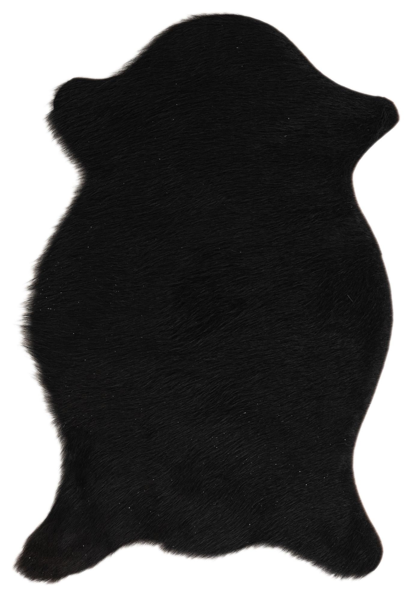 1' 8 x 2' 6 Cowhide Leather Rug