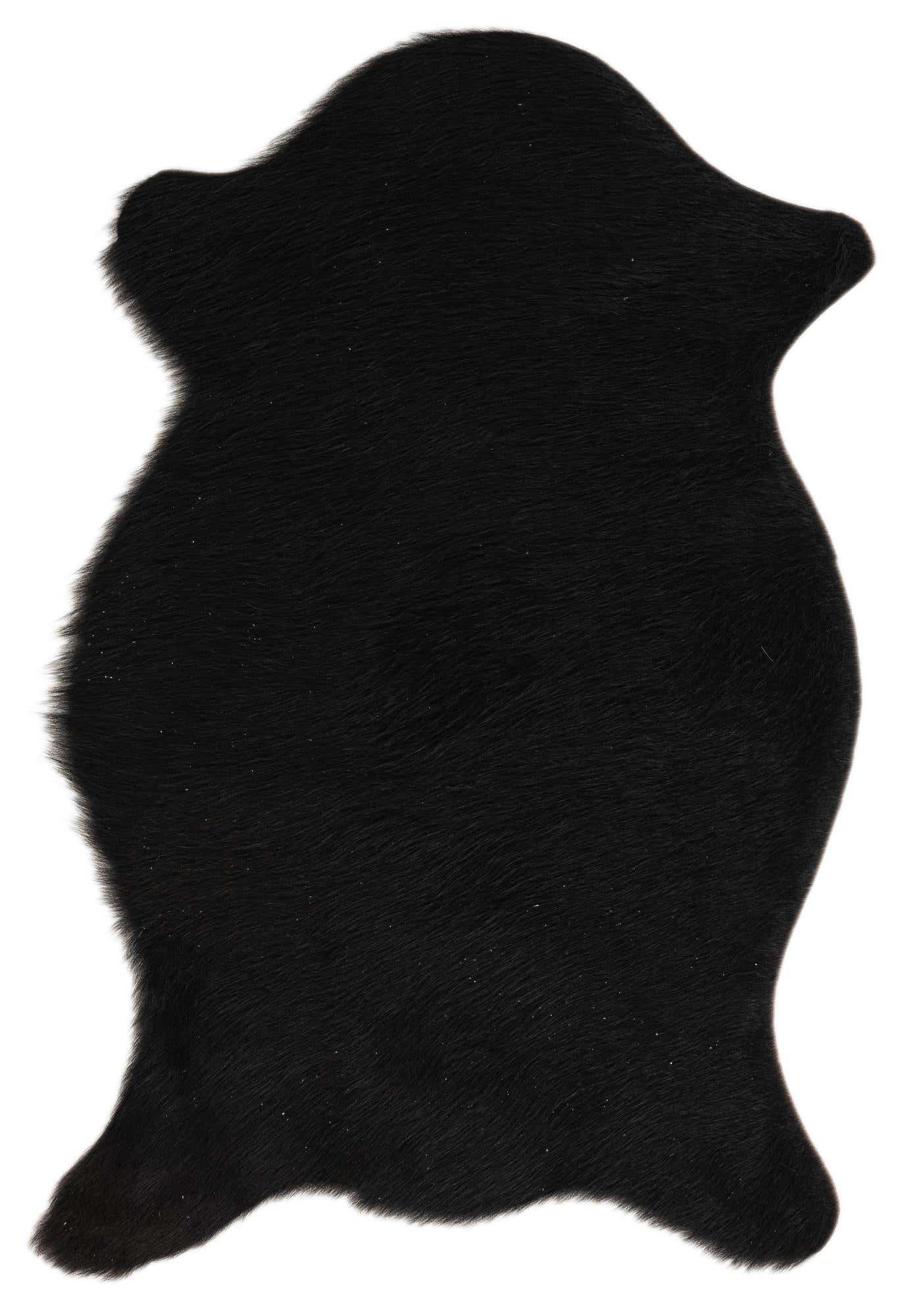 1' 8 x 2' 6 Cowhide Leather Rug