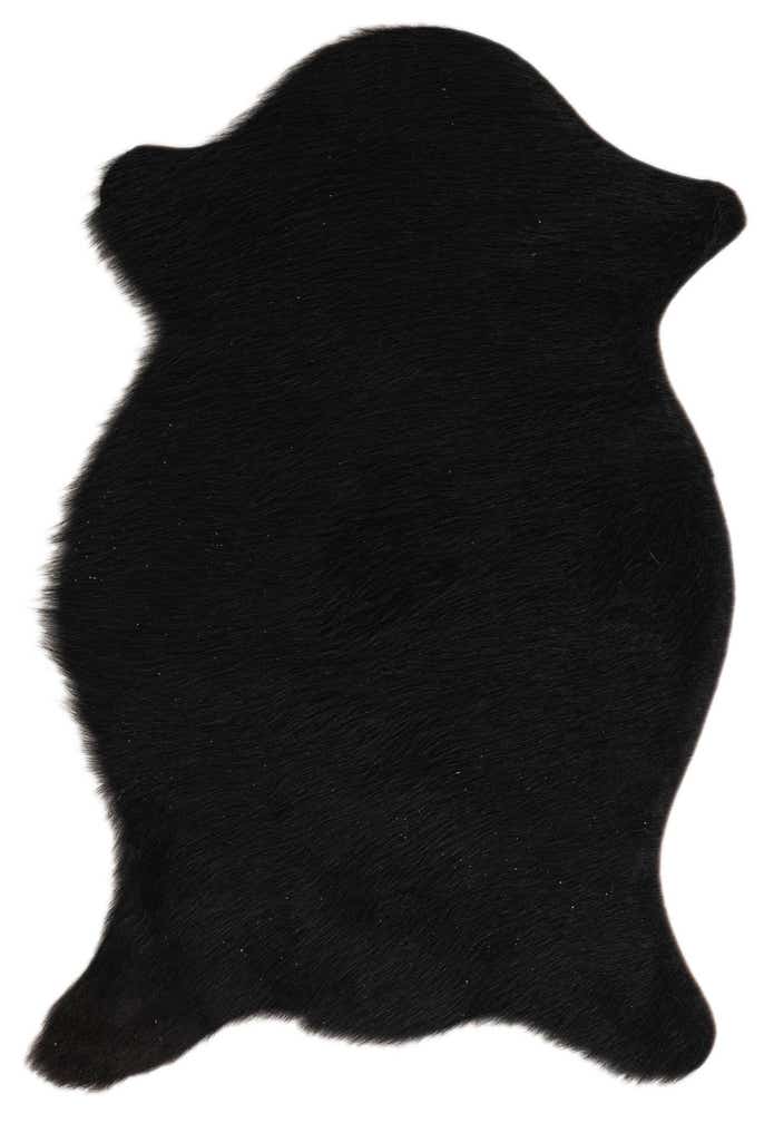 1' 8 x 2' 6 Cowhide Leather Rug