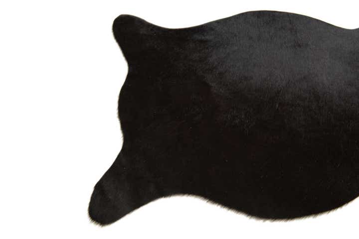 1' 8 x 2' 6 Cowhide Leather Rug