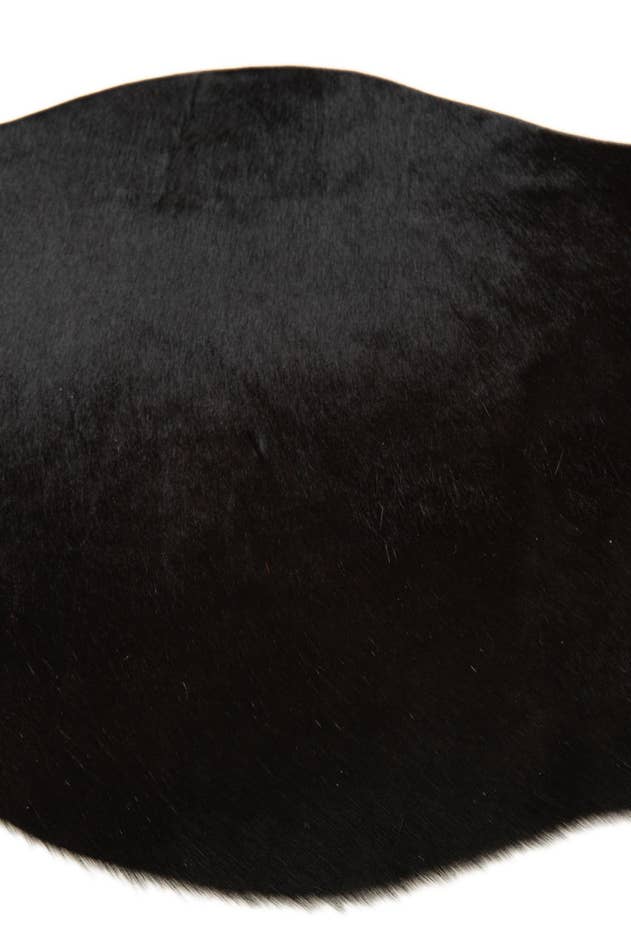 Detail image of 1' 8 x 2' 6 Cowhide Leather Rug