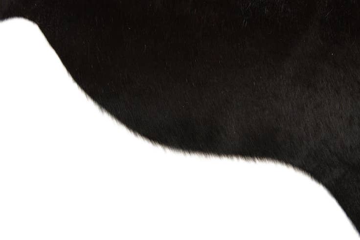 Detail image of 1' 8 x 2' 6 Cowhide Leather Rug