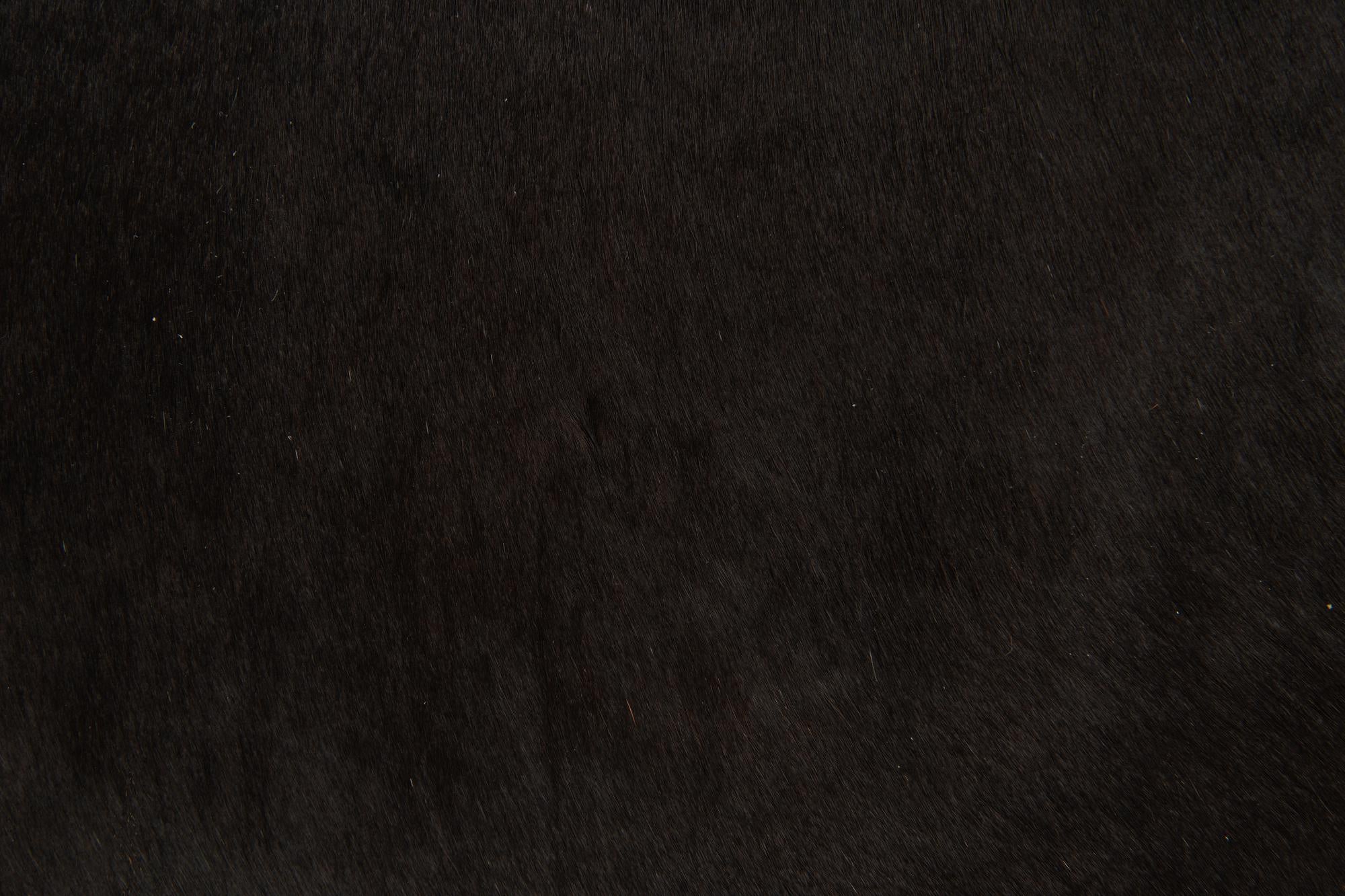 1' 8 x 2' 6 Cowhide Leather Rug