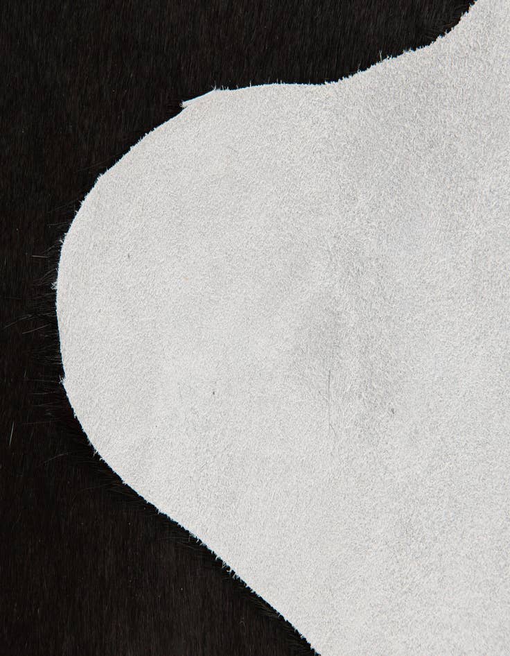 Detail image of 1' 8 x 2' 6 Cowhide Leather Rug